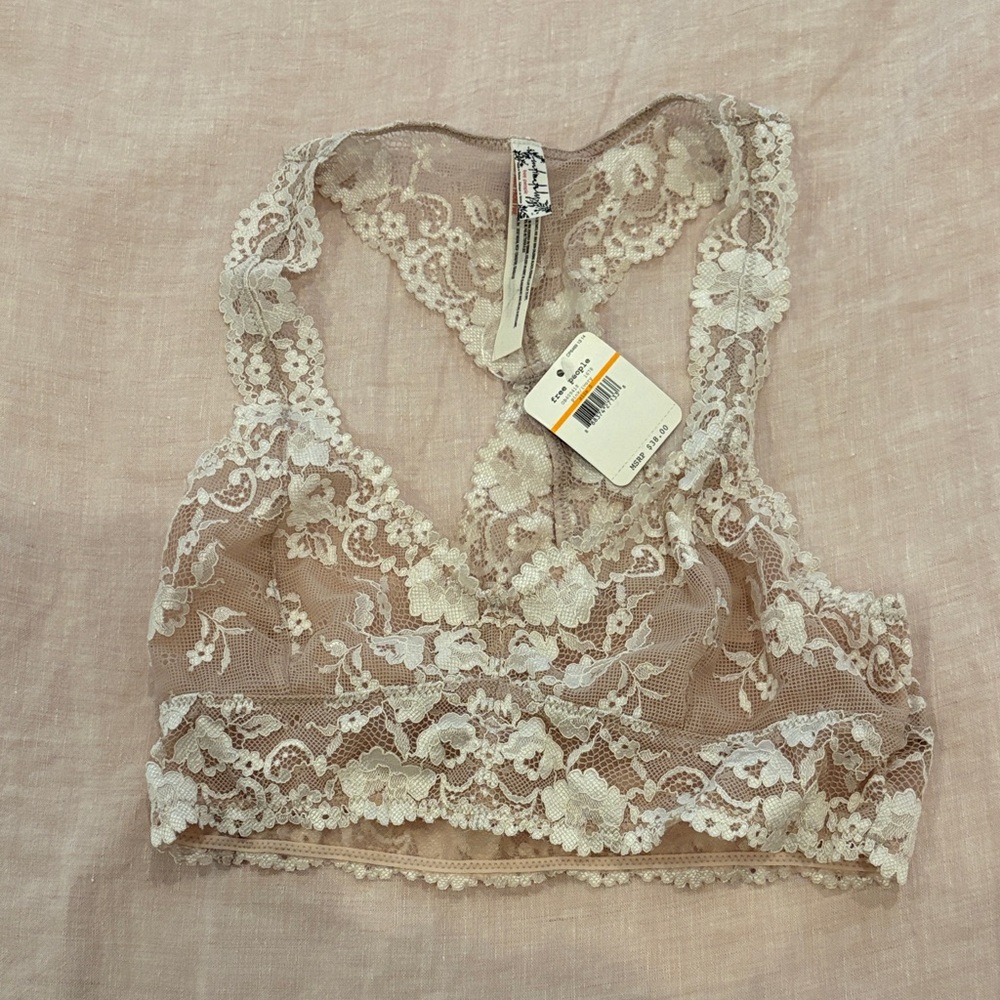 NWT Free People intimately lace bralette